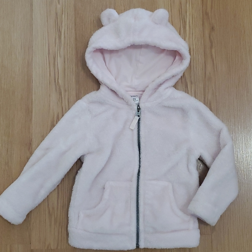 Zip- Front Fleece Hoodie